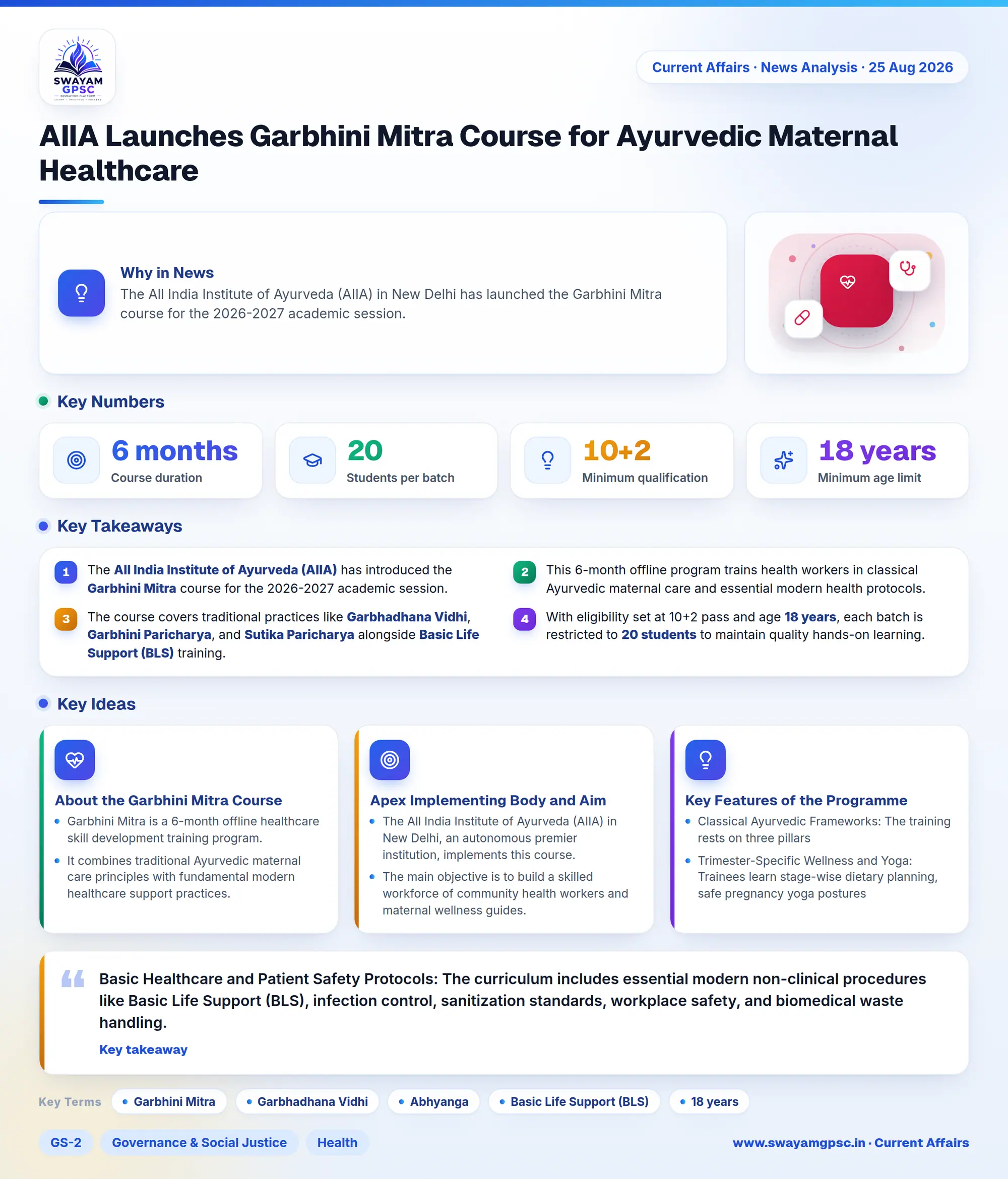 AIIA Launches Garbhini Mitra Course for Ayurvedic Maternal Healthcare