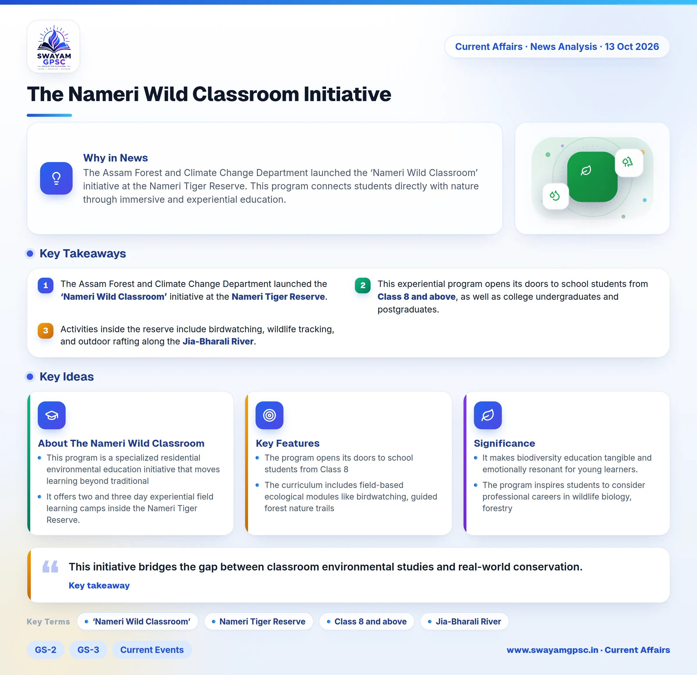 The Nameri Wild Classroom Initiative