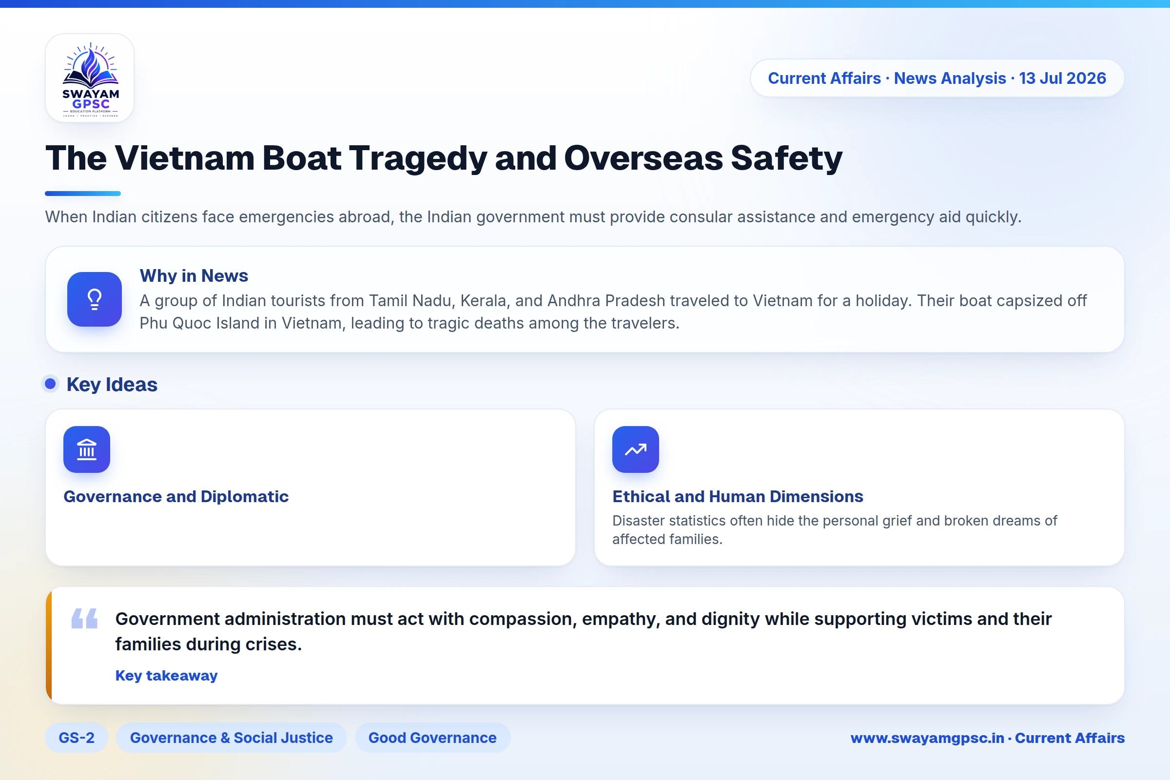 The Vietnam Boat Tragedy and Overseas Safety